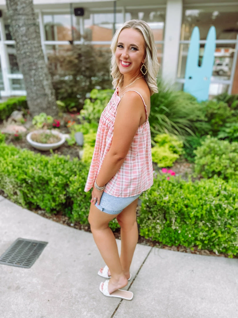 Davi & Dani Tops Elaina Smocking Detailed Chest Top 4 Davi & Dani Tops Elaina Smocking Detailed Chest Top