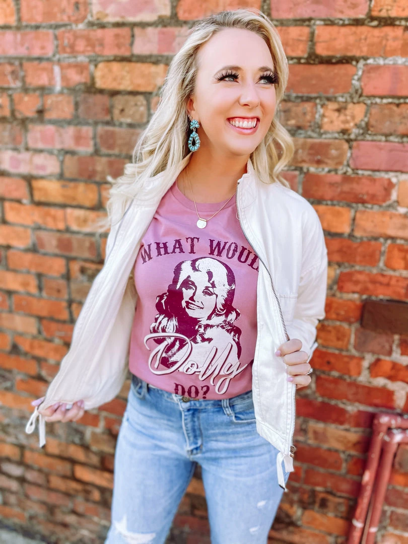 Pierce + Pine What Would Dolly Do Graphic Tees 1 Pierce + Pine What Would Dolly Do Graphic Tees