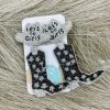 Texas Bling Let's Go Girls Beaded Earrings- Black