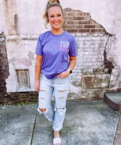 G Ink TSB Anniversary 2022- Heather Purple Graphic Tees