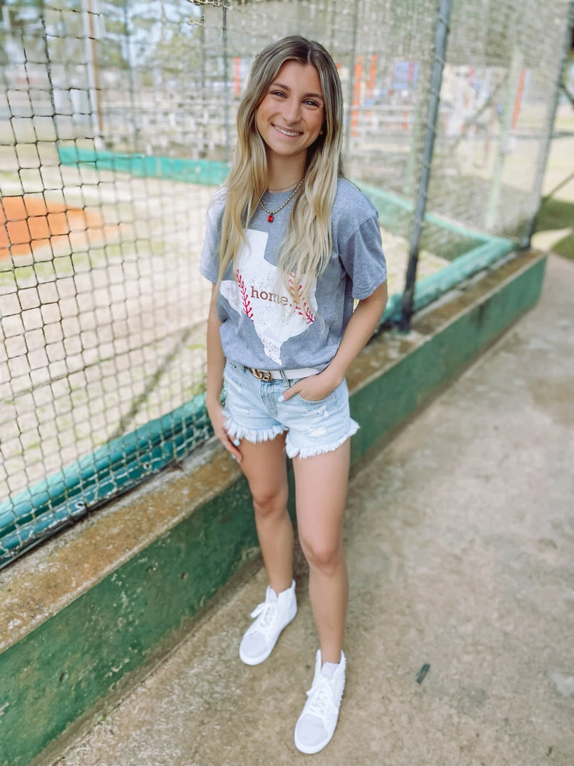 Pierce + Pine Texas Home Baseball Graphic Tees 3 Pierce + Pine Texas Home Baseball Graphic Tees