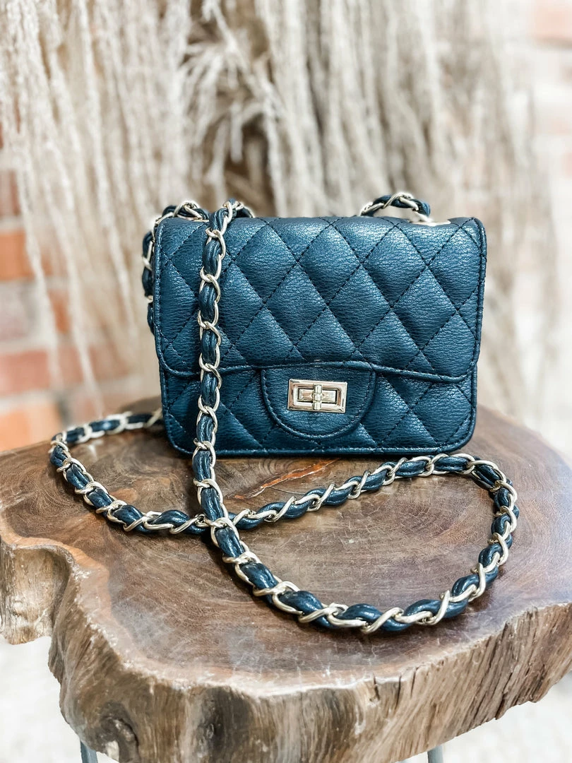 Texas Bling Bags Anahi Leather Crossbody- Black 1 Texas Bling Bags Anahi Leather Crossbody- Black