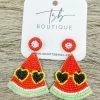 Texas Bling Jewelry Watermelon Sunglasses Beaded Earrings