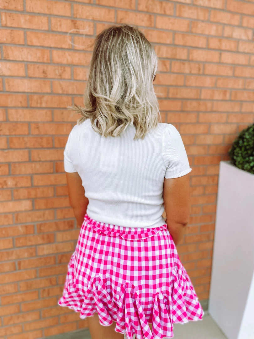 Love Tree Tops Charlotte Knit Short Sleeve Crop Top 4 Love Tree Tops Charlotte Knit Short Sleeve Crop Top