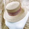 Texas Bling Emerie Aztec Band Boater Hat