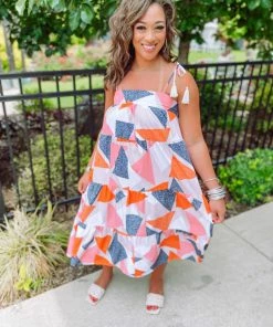 Entro Molly Geometric Maxi Dress Dresses 7 Entro Molly Geometric Maxi Dress Dresses