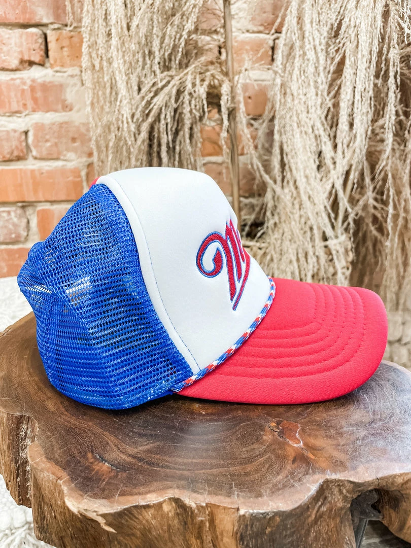 Texas Bling Merica Foam Trucker Hat 3 Texas Bling Merica Foam Trucker Hat