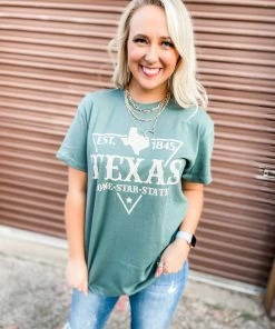 G Ink Texas Triangle Graphic Tees