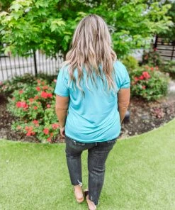 Umgee Audrey Pleated Gathered Front Top- Jade 9 Umgee Audrey Pleated Gathered Front Top- Jade