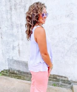 Umgee Kate Sleeveless Layered Top