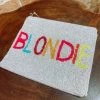Texas Bling Blondie Beaded Pouch Bags