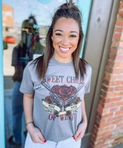 G Ink Sweet Child Of Wine Graphic Tees