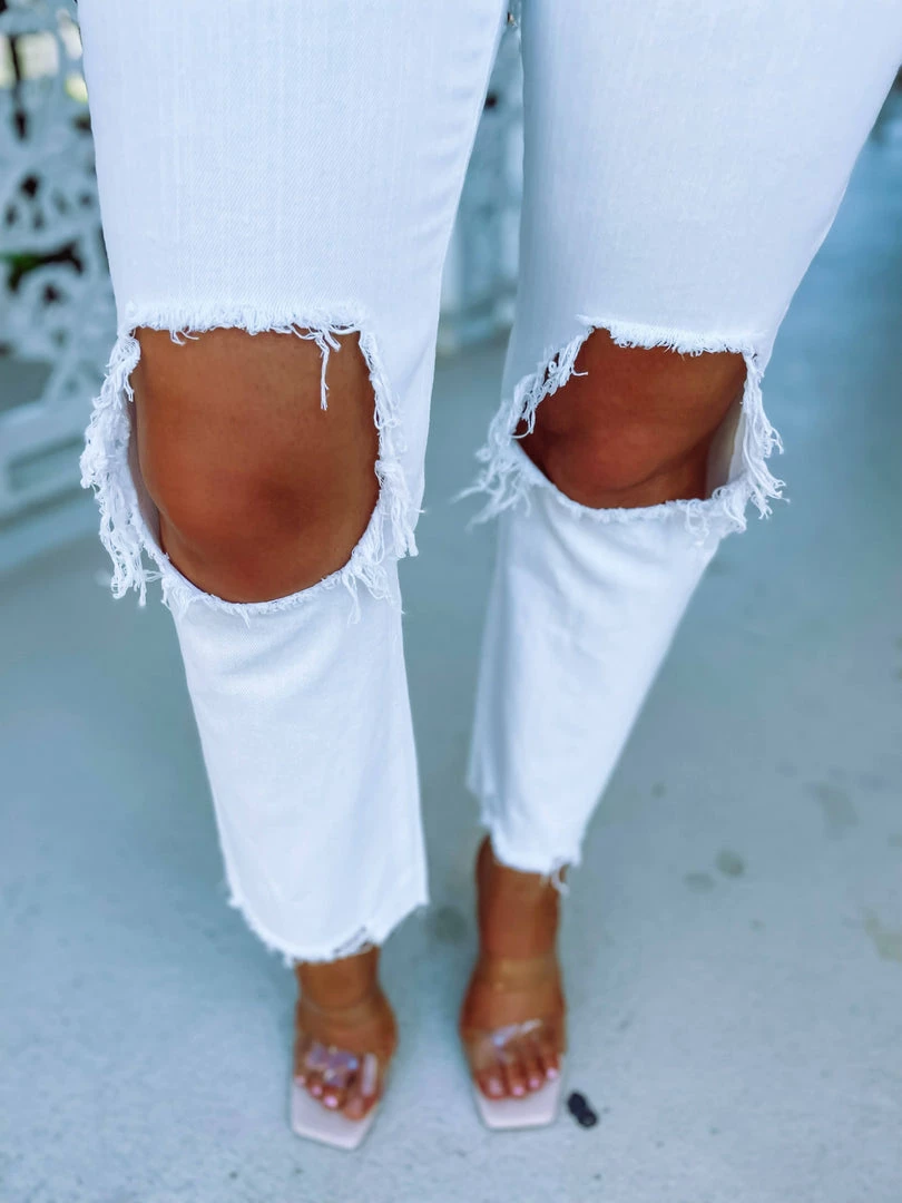 Kancan Denim Dakota High Rise Straight Leg Distressed Jeans 2 Kancan Denim Dakota High Rise Straight Leg Distressed Jeans