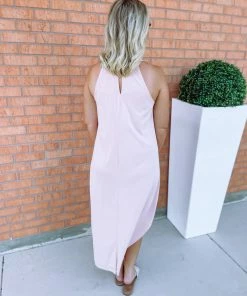 Trend Notes Jayla Halter Dress W Keyhole Back