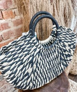 Texas Bling Delaney Straw Beach Bag
