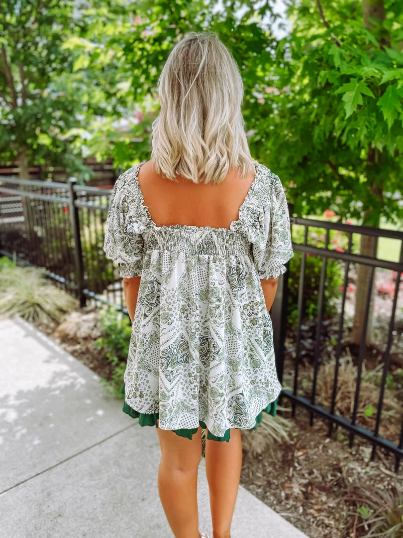 Davi & Dani Kali Square Neck Smocked Top Tops 6 Davi & Dani Kali Square Neck Smocked Top Tops