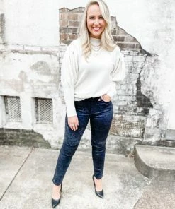 Kancan Denim Jada Black Ankle Skinny Jeans