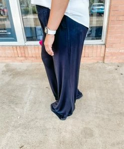 Lette (ee:some) Sophie Smocked Waist Pants- Black