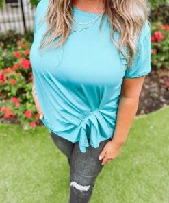 Umgee Audrey Pleated Gathered Front Top- Jade