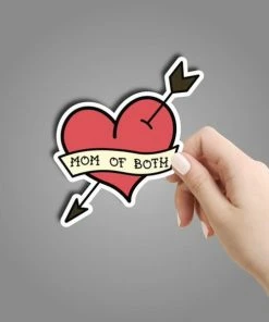 Texas Bling Mom Of Both Sticker