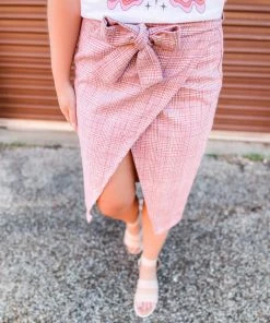 Listicle Bethany Tweed Wrap Midi Skirt 8 Listicle Bethany Tweed Wrap Midi Skirt