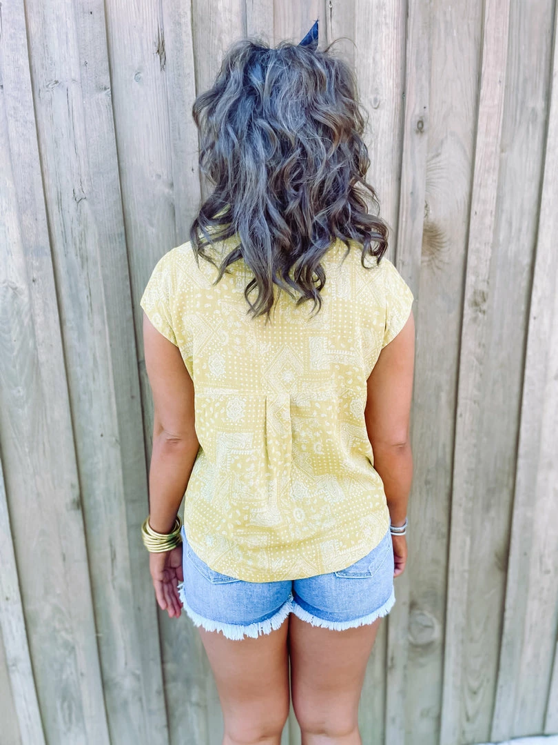 Easel Eden Paisley Printed Shirt 4 Easel Eden Paisley Printed Shirt