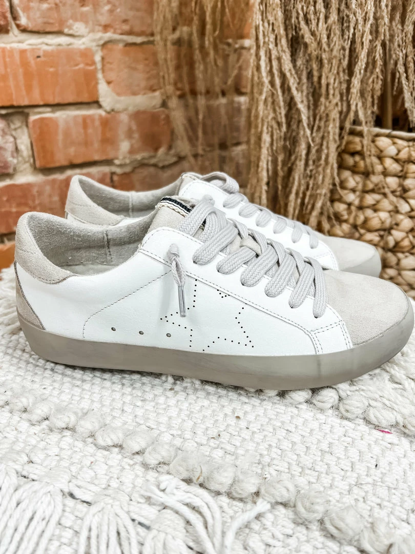 Shu Shop Shoes Mia Star Sneaker- White 2 Shu Shop Shoes Mia Star Sneaker- White