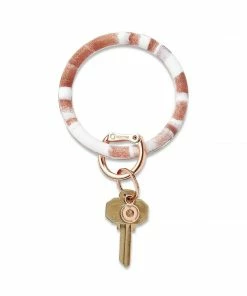 Texas Bling Rose Gold Marble Collection Key Ring Gifts