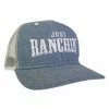 Texas Bling Just Ranchin Hat- Light Denim/White Hats