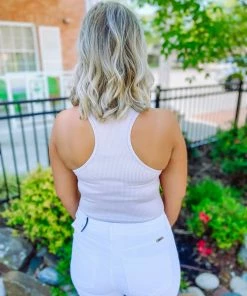 Trend Notes Tops Ellis Rib Knit Halter Bodysuit- Pastel Violet 5 Trend Notes Tops Ellis Rib Knit Halter Bodysuit- Pastel Violet