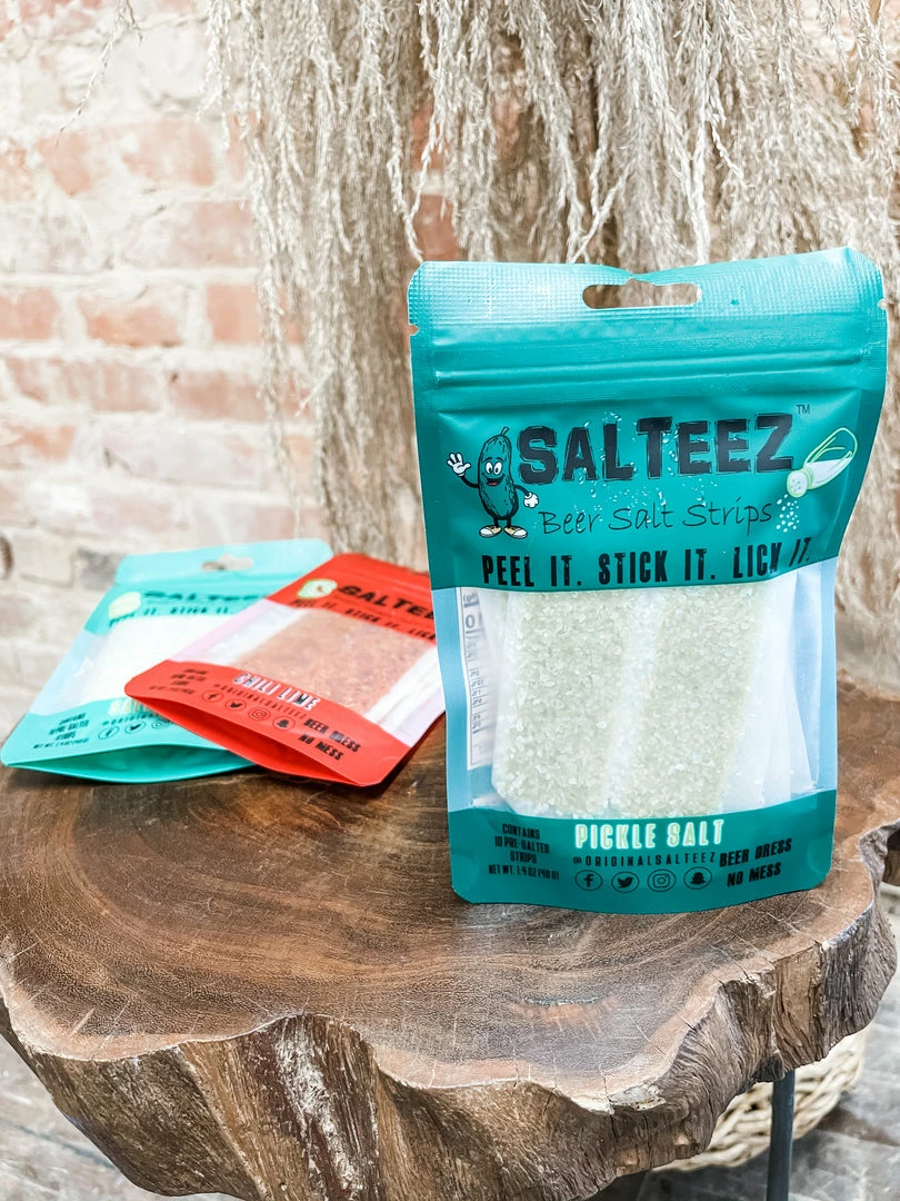 Texas Bling Beer Salt Strips- Pickle Salt Gifts 1 Texas Bling Beer Salt Strips- Pickle Salt Gifts