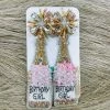 Texas Bling Birthday Queen Bottle Beaded Earrings Jewelry