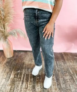 Cello Florence Acid Grey Straight Jeans Denim