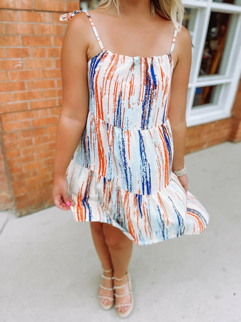 EL Kanna Morgan Multicolor Spaghetti Dress Dresses 3 EL Kanna Morgan Multicolor Spaghetti Dress Dresses