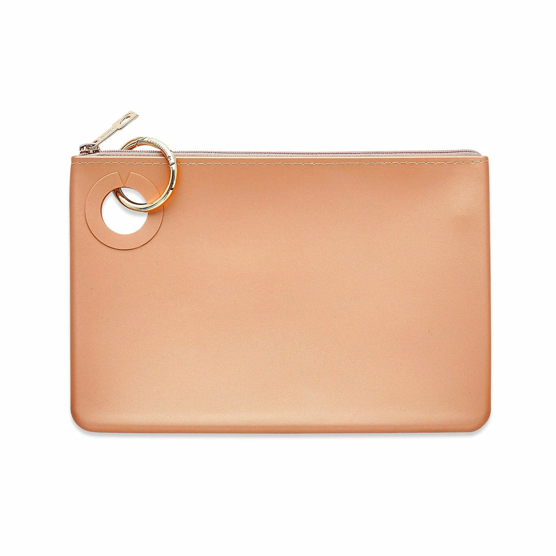 Texas Bling Bags Rose Gold- Large Silicone Pouch 1 Texas Bling Bags Rose Gold- Large Silicone Pouch
