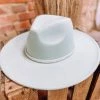 Texas Bling Saylor Wide Brim Felt Hat- Mint Hats