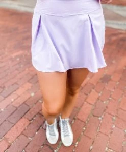 Love Tree Bottoms Brandy Mini Skort- Lilac