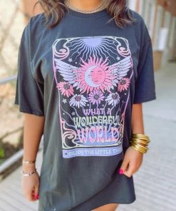 G Ink Wonderful World T-Shirt Dress