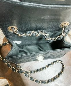 Texas Bling Bags Anahi Leather Crossbody- Black