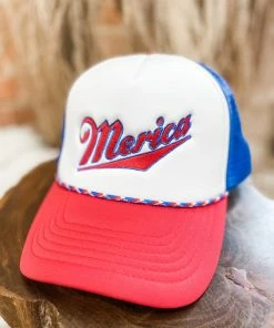 Texas Bling Merica Foam Trucker Hat