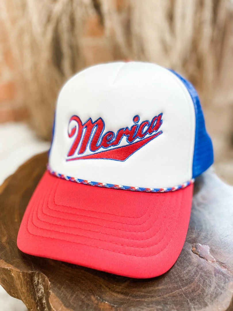 Texas Bling Merica Foam Trucker Hat 1 Texas Bling Merica Foam Trucker Hat