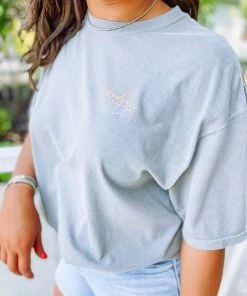 Pierce + Pine Makin' My Way Downtown-S/S-Grey Graphic Tees 14 Pierce + Pine Makin' My Way Downtown-S/S-Grey Graphic Tees