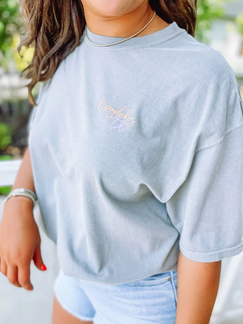 Pierce + Pine Makin' My Way Downtown-S/S-Grey Graphic Tees 8 Pierce + Pine Makin' My Way Downtown-S/S-Grey Graphic Tees