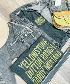 Next Level Graphic Tees Distressed Yellowstone