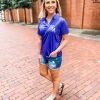 Texas Size Bling SFA Ladies Polo