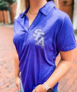 Texas Size Bling SFA Ladies Polo