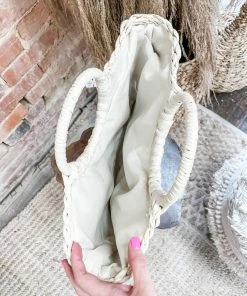 Texas Bling Ruby Straw Summer Beach Tote Take Me Away: Resort Edition