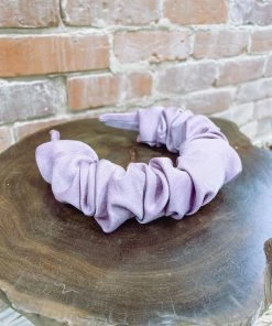 Texas Bling Hair Accessories Dusty Pink Ruched Headband