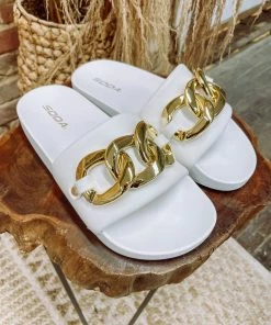 Fortune Dynamic Shoes Talent Sandals- White