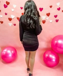 Main Strip Callie Round Neck Solid Knit Dress